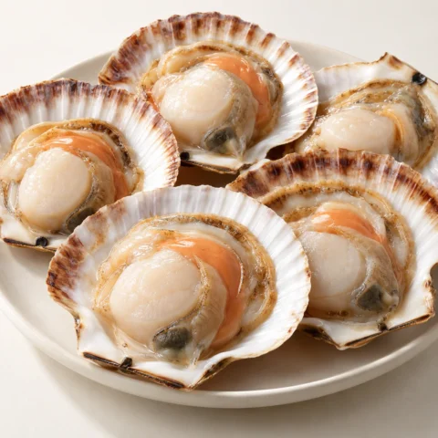 Sò điệp Nhật nguyên con