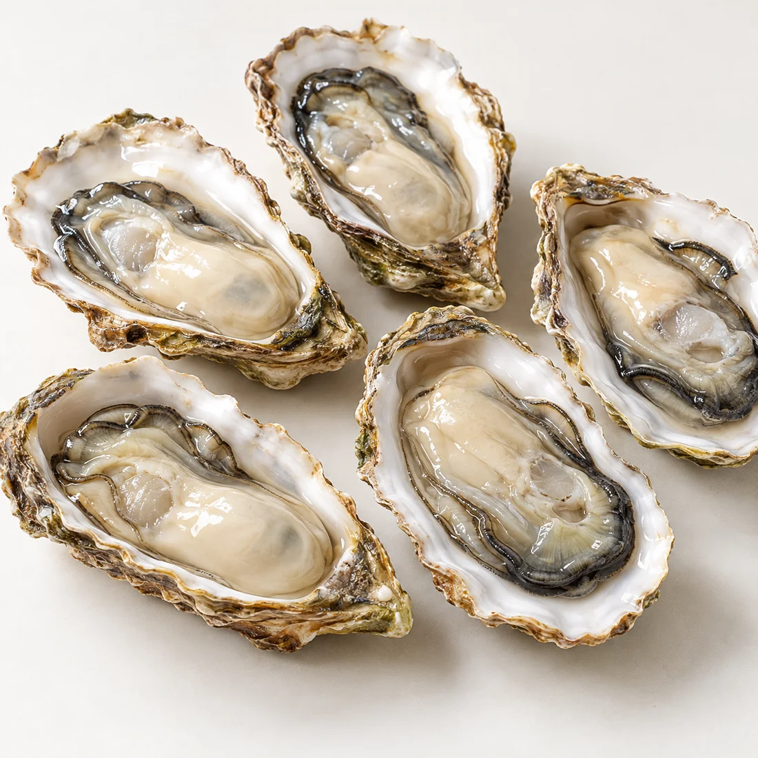 Hàu Nhật 1 mảnh hàng túi — 8–10 con/kg