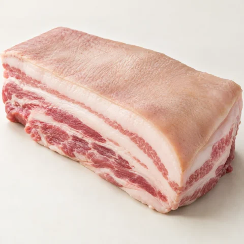 Ba chỉ heo có da dạt sườn